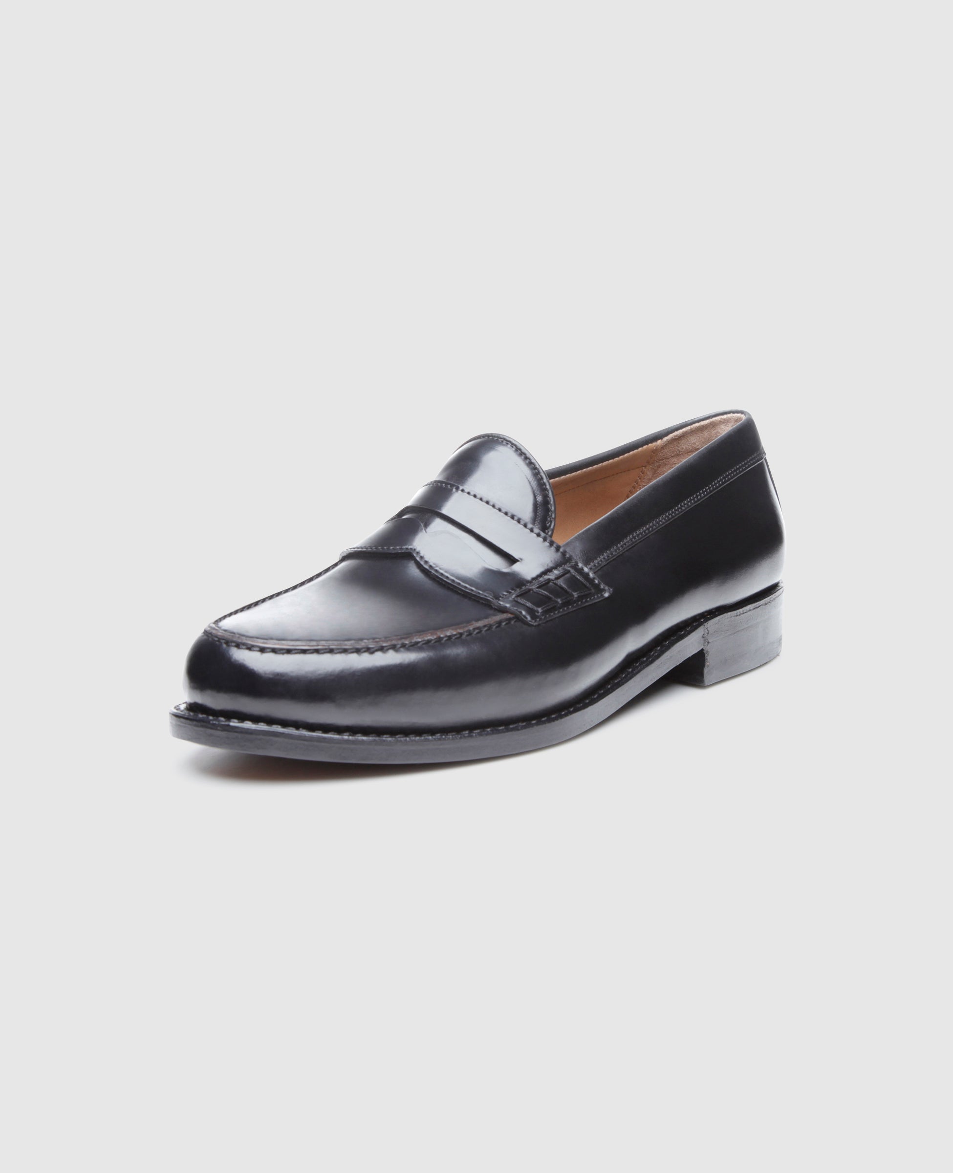 dinkelacker-wien-plain-c-penny-loafer-shell-cordovan-schwarz image 2