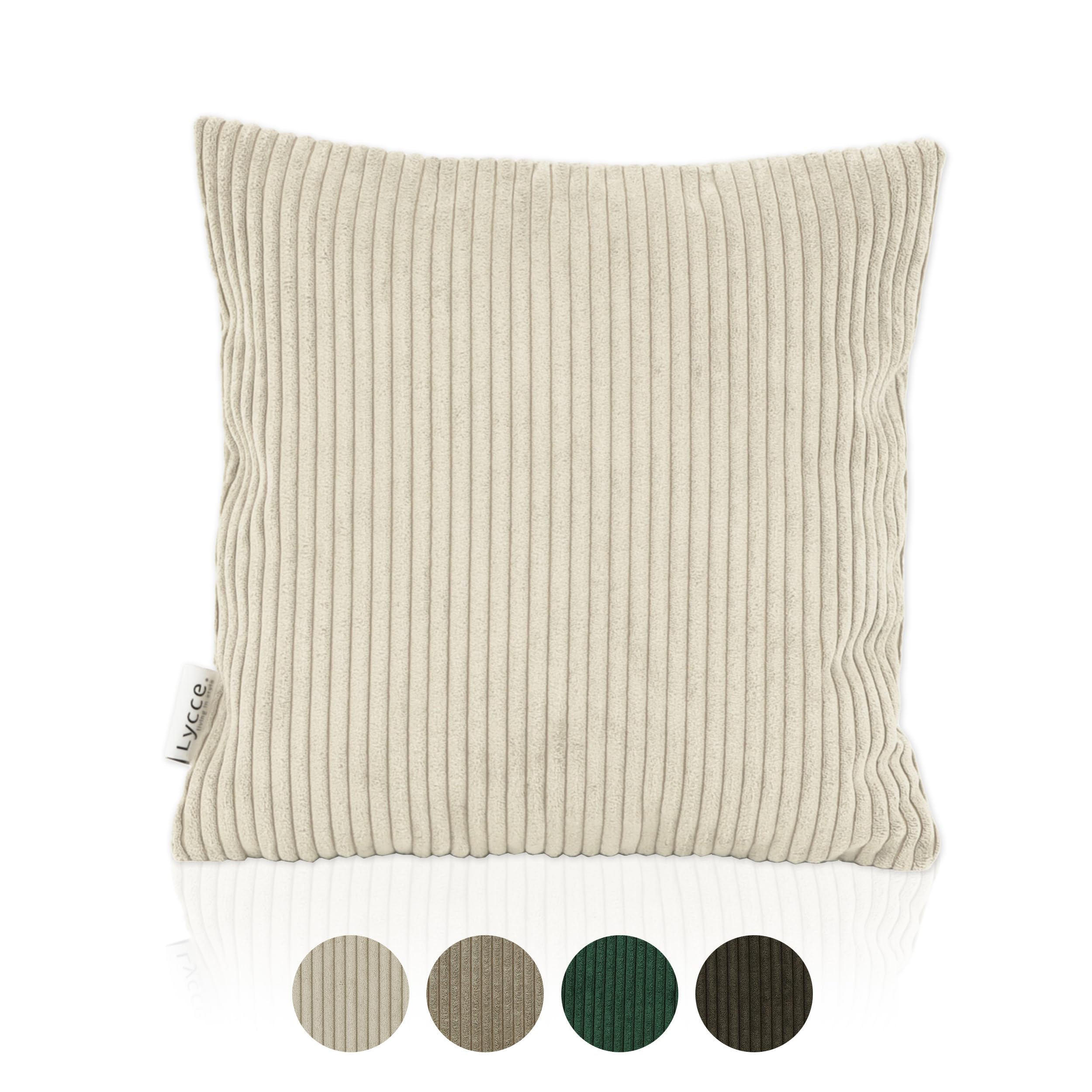 lycce-kissenbezug-cordstoff-beige-40x40-cm-mit-rei-verschluss image 1