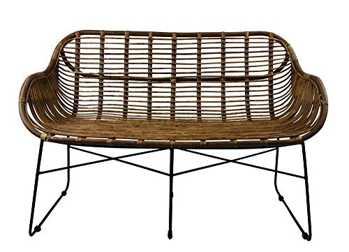 lycce-rattansofa-venus-retro-mit-armlehne-braun-120x60x83-cm image 8