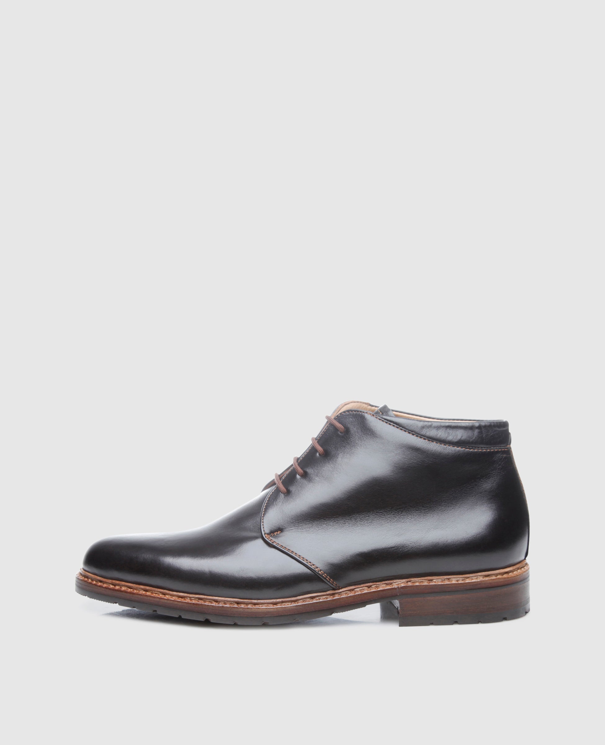 dinkelacker-genf-h-plain-sc-herren-stiefelette-schwarzbraun image 1
