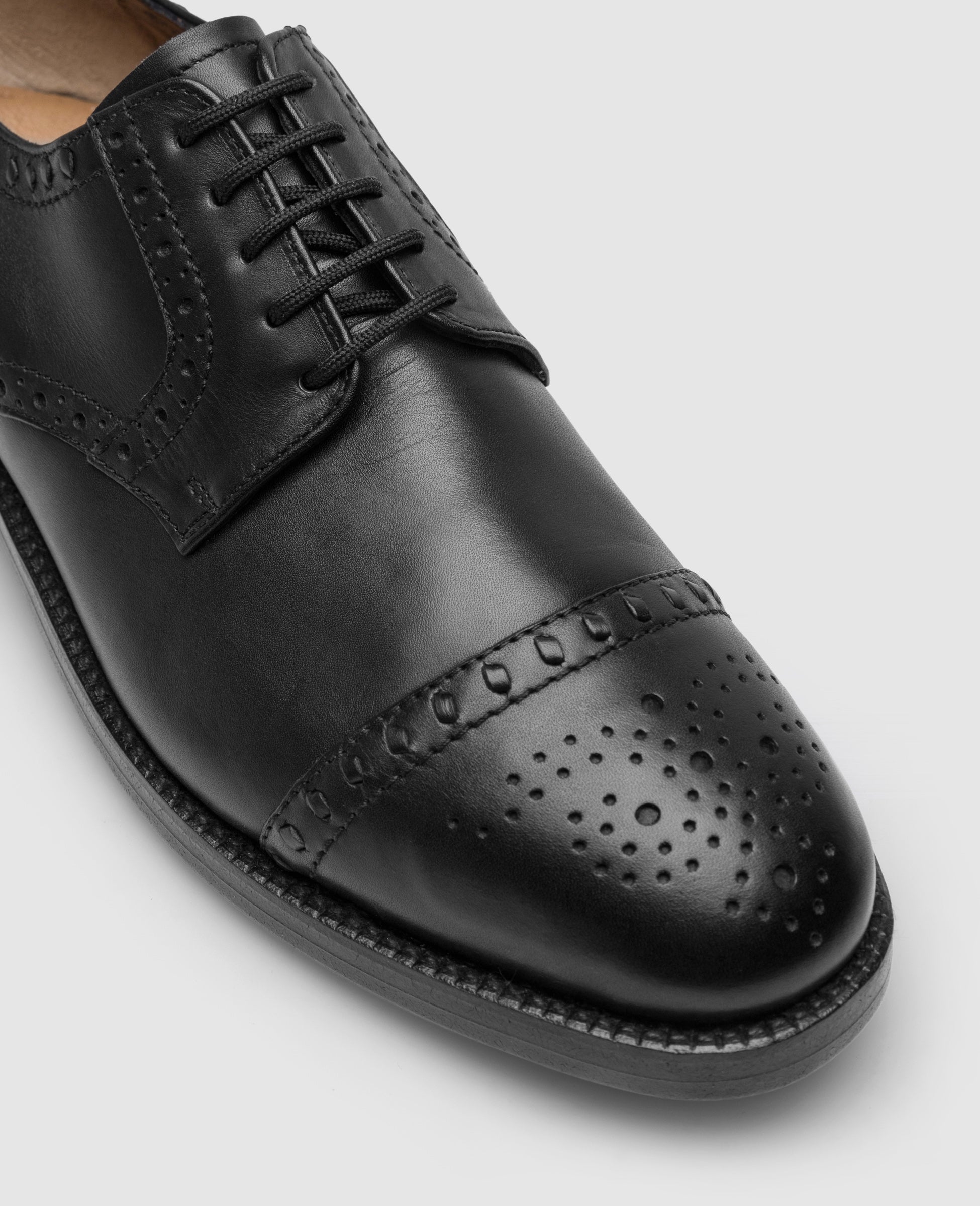 dinkelacker-london-half-brogue-sc-herrenschuh-schwarz image 5