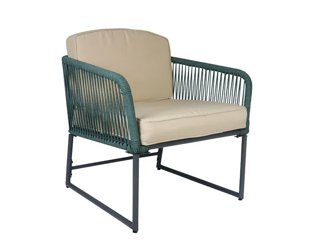 lycce-loungesessel-summer-gartenstuhl-blau-grau-sitzh-he-35-cm-mit-sitzkissen image 1