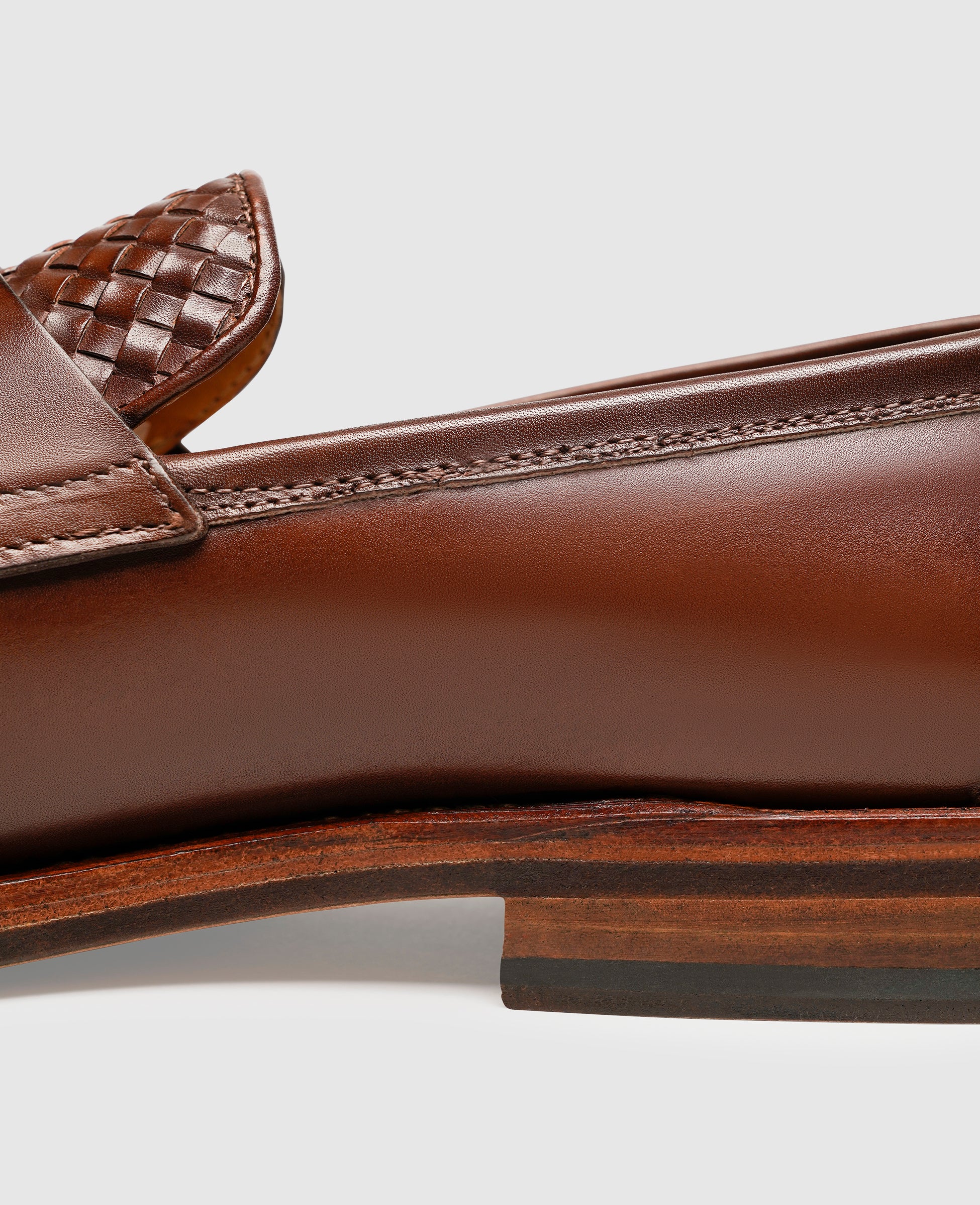 dinkelacker-wien-plain-ac-penny-loafer-dunkelbraun-glattleder-geflecht image 4