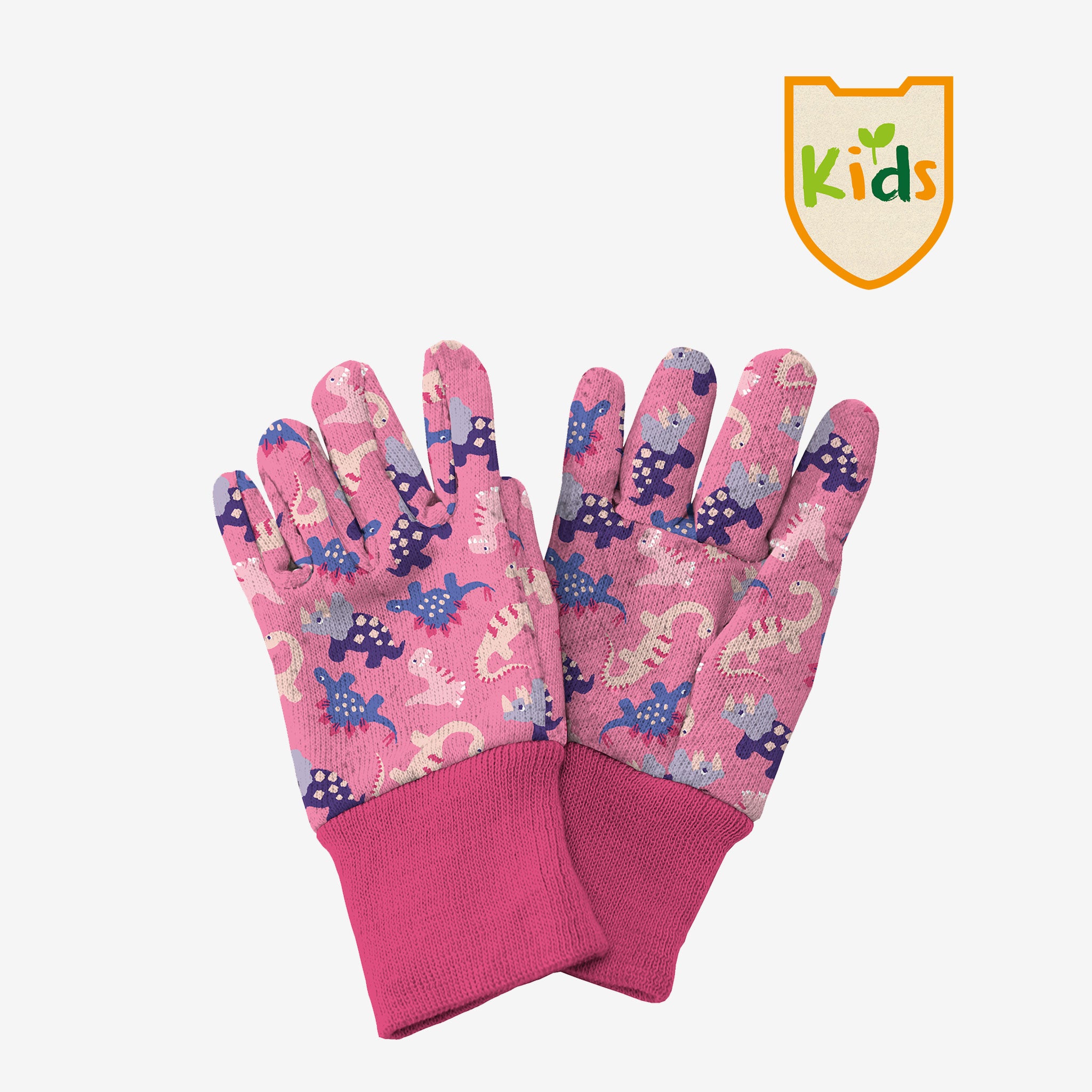 kent-stowe-pink-dinosaur-kinder-gartenhandschuhe image 1