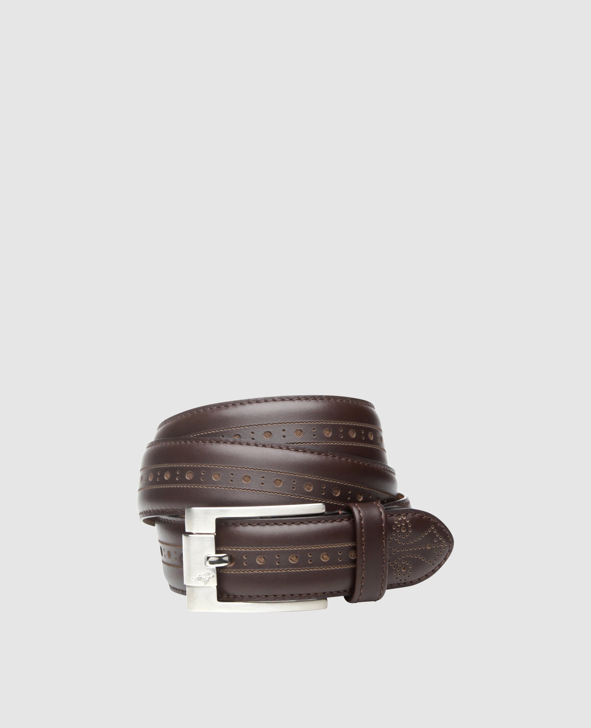 dinkelacker-nandor-brogue-sc-lederg-rtel-marrone-dunkelbraun image 1
