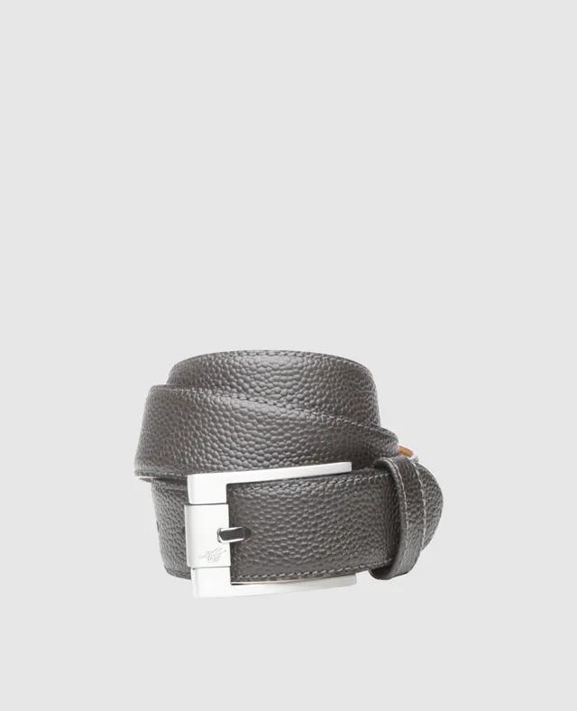 dinkelacker-marian-plain-ag-lederg-rtel-grigio-35mm image 1
