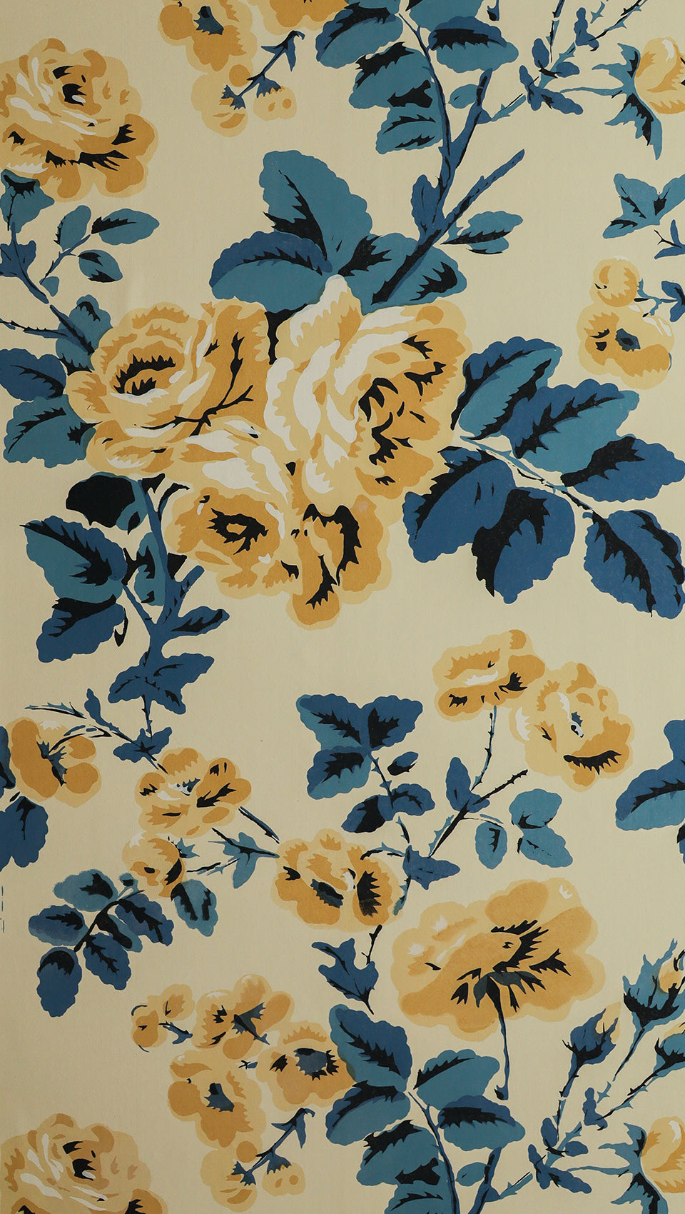 hembus-tapete-1290-i-tiroler-rosen-papiertapete-braun-blau image 1