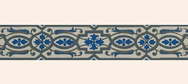 hembus-borte-541-marmor-mit-blumen-papiertapeten-borte-9-0-cm image 1