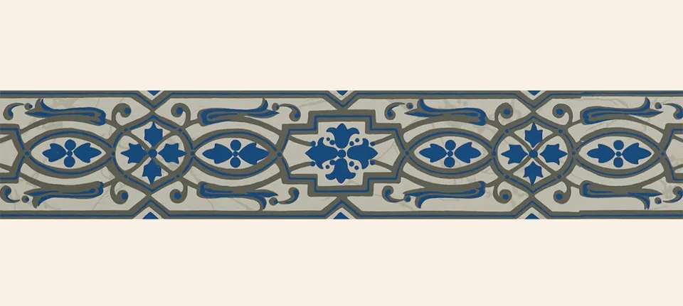 hembus-borte-541-marmor-mit-blumen-papiertapeten-borte-9-0-cm image 1