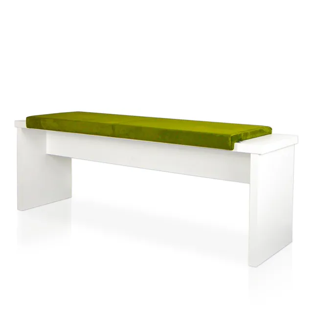 lycce-bankauflage-klemmkissen-1-leiste-2-sitzer-samt-oliv-115x38x6-cm image 1