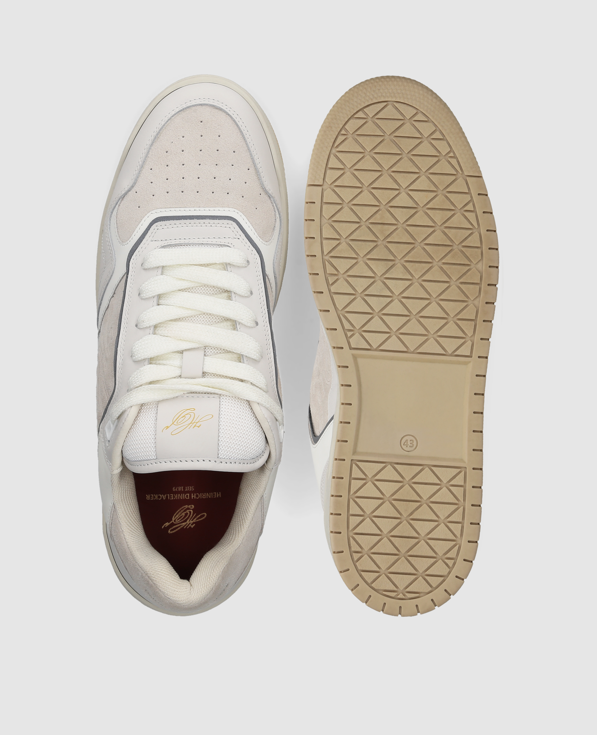 dinkelacker-los-angeles-sneaker-cl-wei-veloursleder image 8