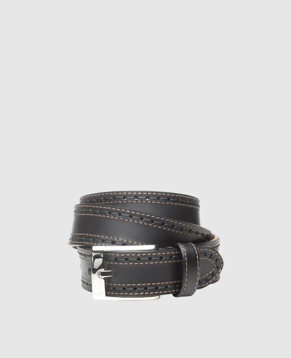 dinkelacker-andor-plain-n-schwarz-lederg-rtel-aus-kalbsleder image 1