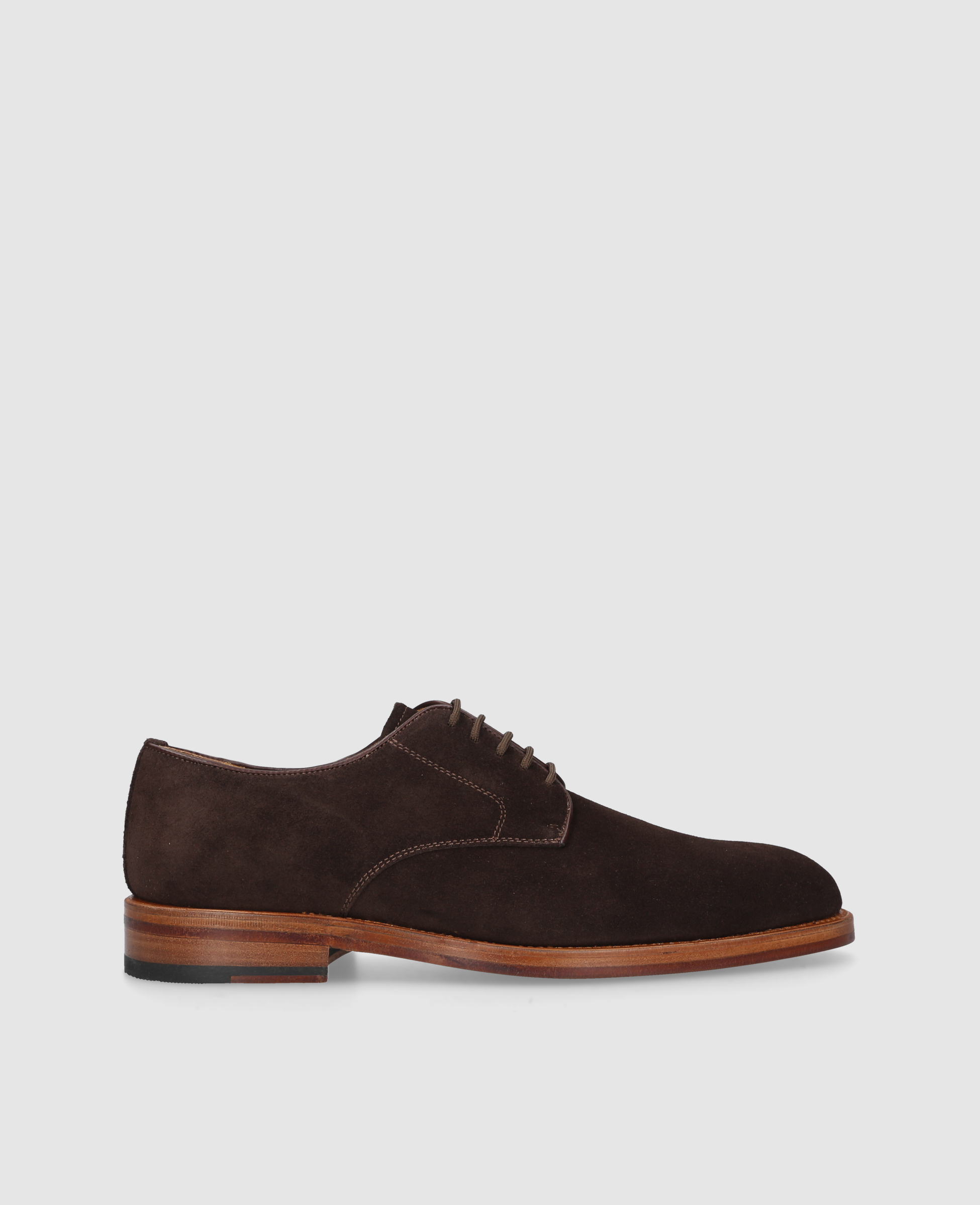 dinkelacker-luzern-derby-plain-v-herrenschuh-dunkelbraun-kalbsvelours image 7