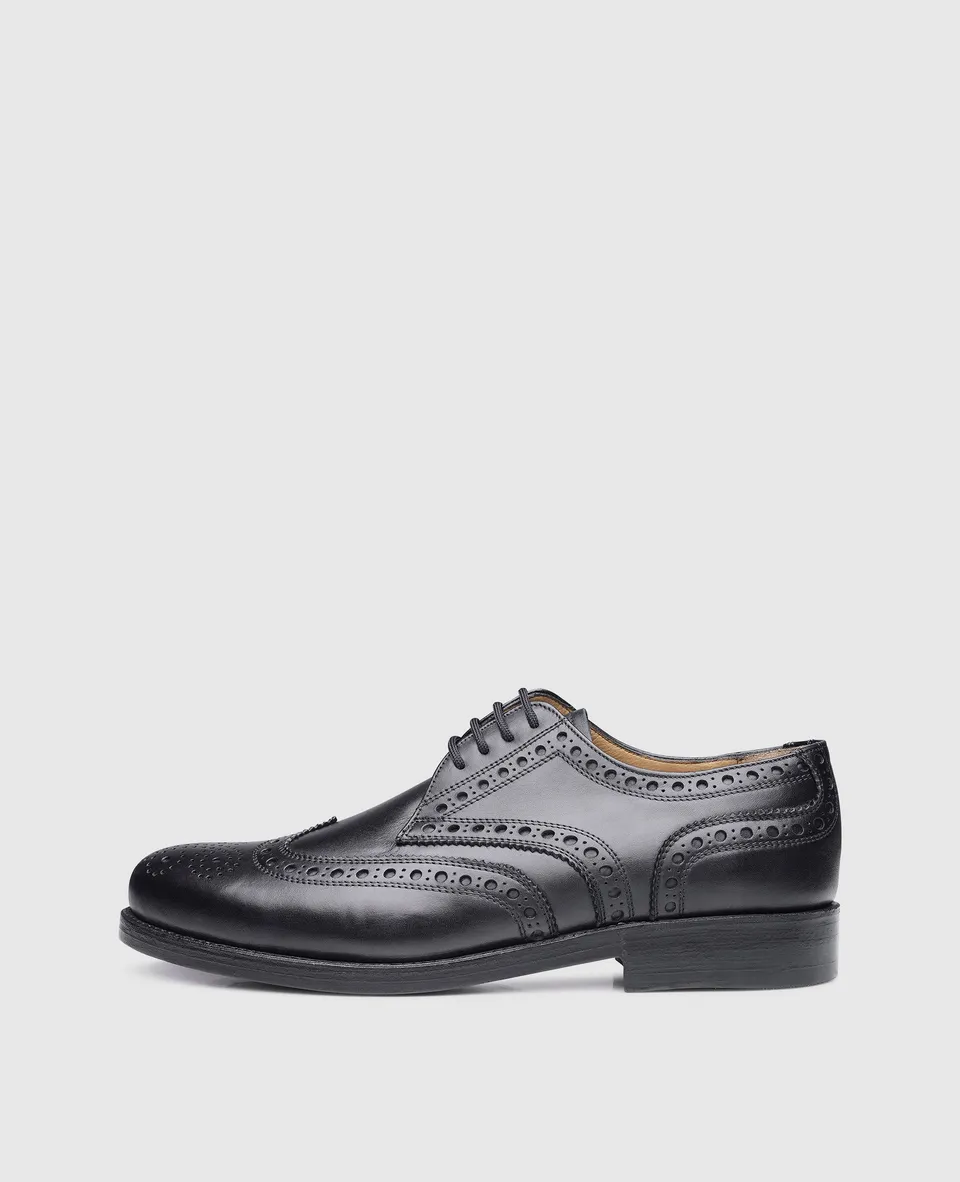 dinkelacker-z-rich-full-brogue-sc-derby-herrenschuhe-schwarz image 1
