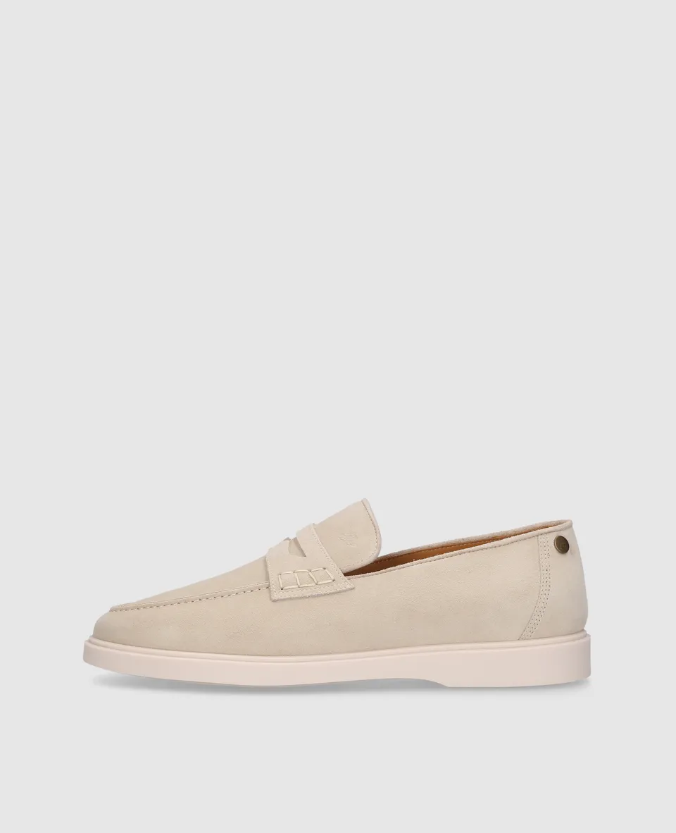 dinkelacker-genua-penny-loafer-v-herrenslipper-beige-kalbsvelours image 1