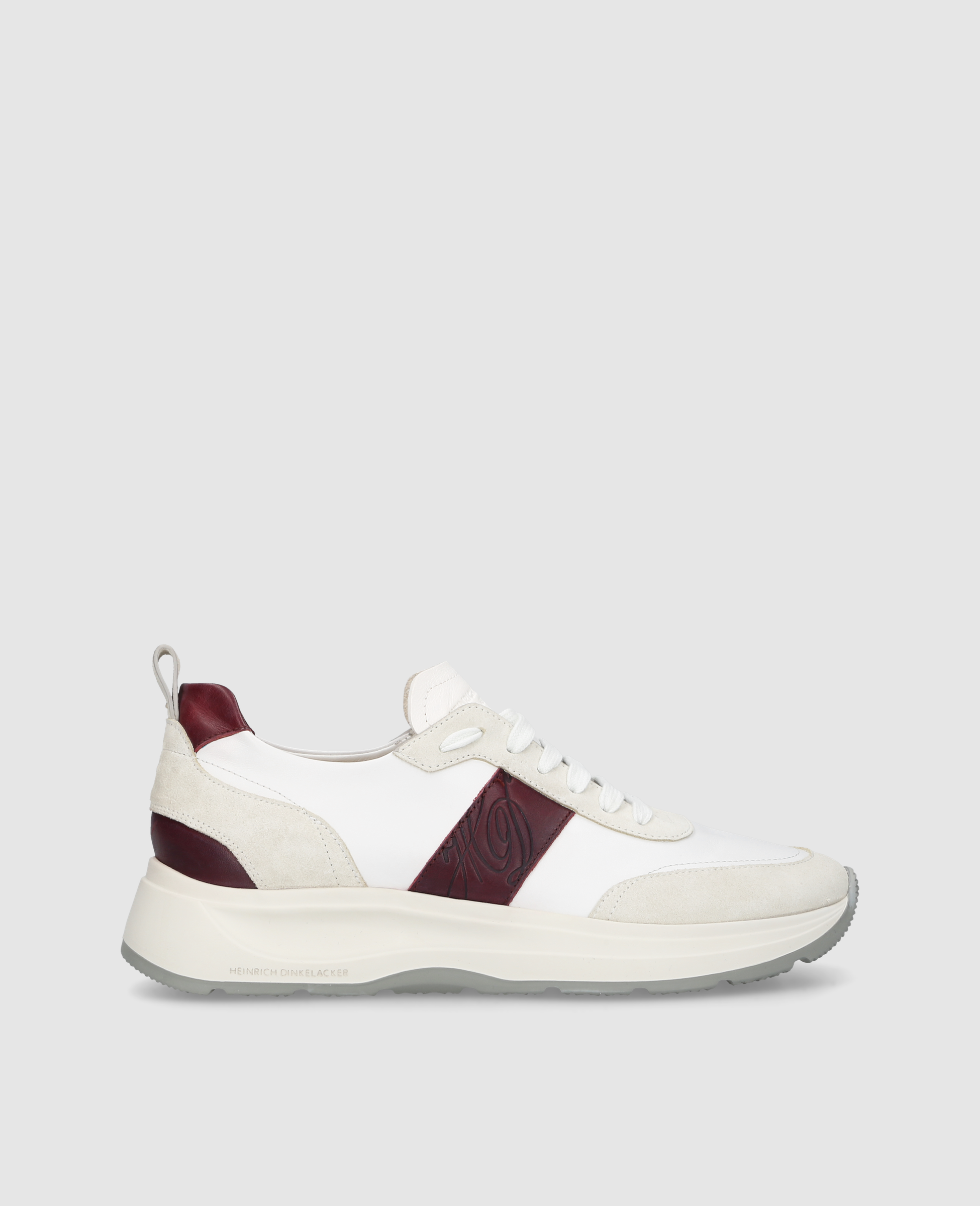 dinkelacker-toronto-sneaker-cl-herren-sneaker-wei-bordo image 7
