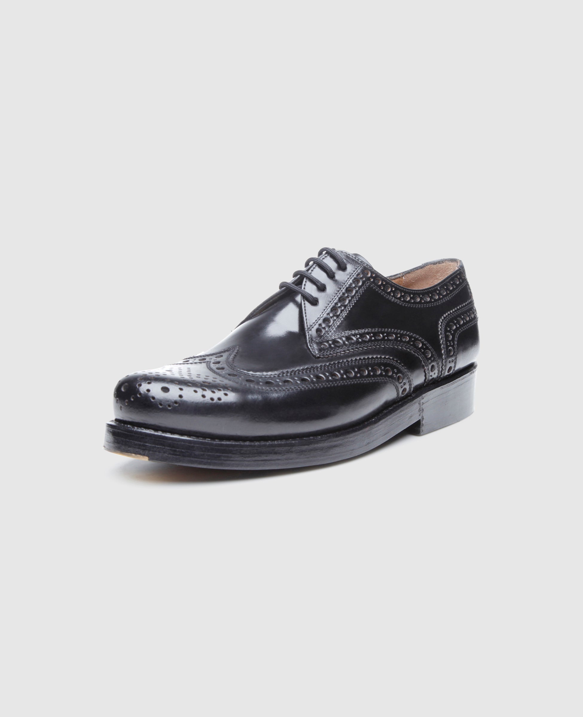 dinkelacker-rio-full-brogue-c-derby-schwarz-shell-cordovan image 2