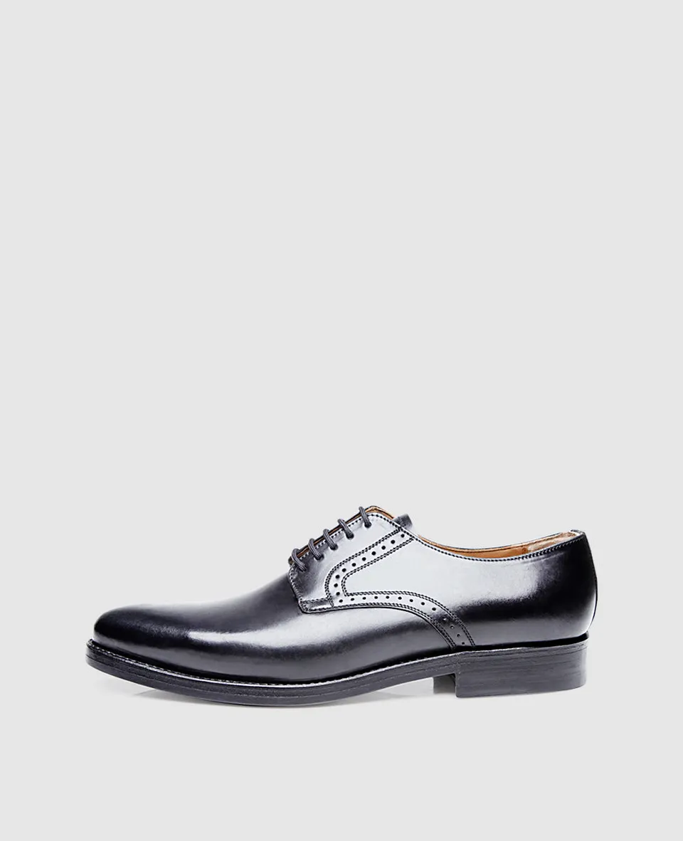 dinkelacker-milano-plain-c-derby-shell-cordovan-schwarz image 1