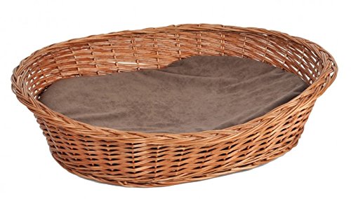 lycce-ruhekorb-weide-mit-kissen-f-r-kleine-hunde-katzen-107-x-74-x-30-cm image 1
