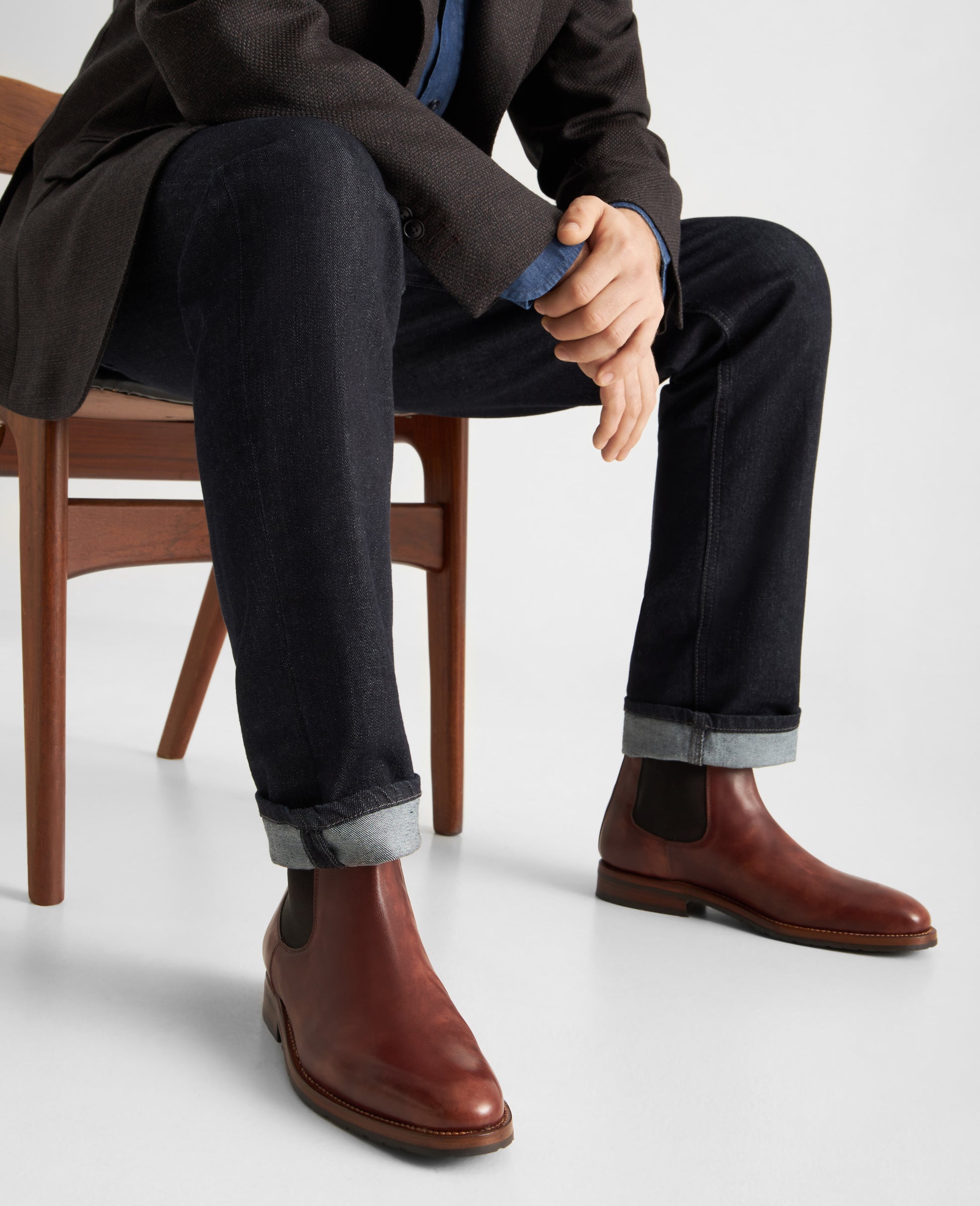 dinkelacker-luzern-plain-tc-chelsea-boot-whiskey image 6