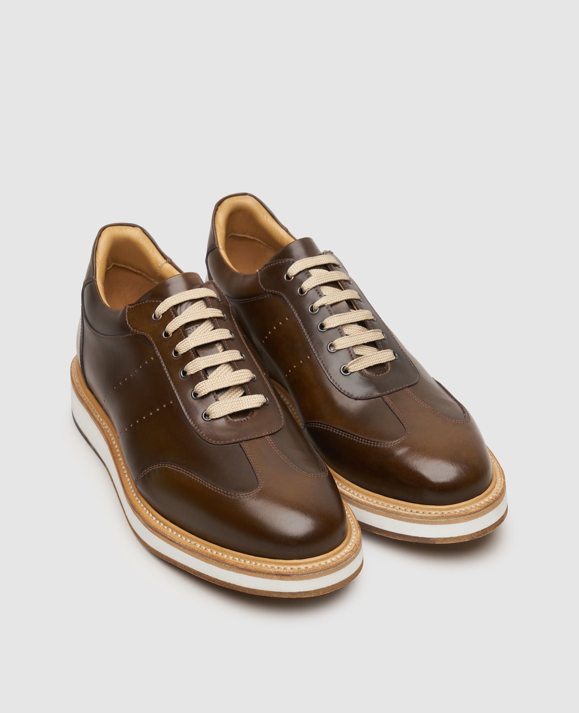 dinkelacker-london-sneaker-c-dark-cognac-rahmengen-hter-cordovan-sneaker image 5
