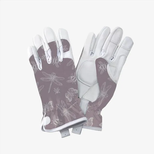 kent-stowe-purple-flutterbugs-premium-lederhandschuhe-damen-klein-s image 1