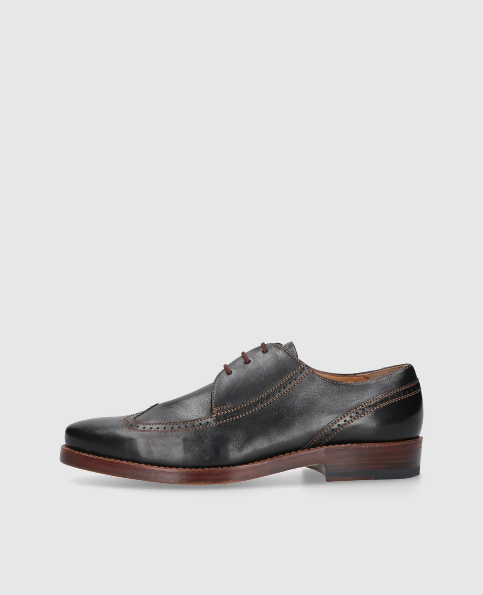 dinkelacker-rom-full-brogue-herrenschuh-schwarz image 1