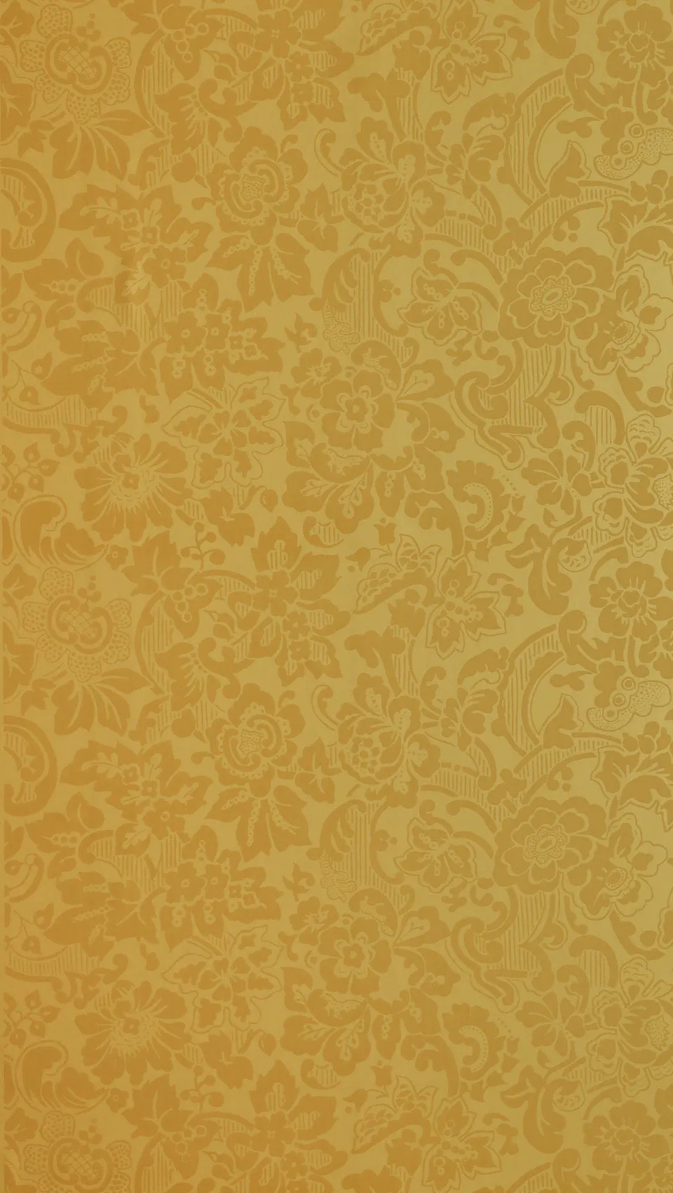 hembus-tapete-431-f-wei-e-blumenranken-papiertapete-gelb-47-cm image 1