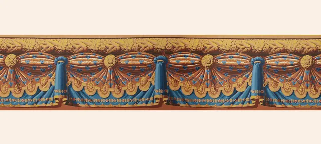 hembus-borte-261-a-blaue-draperie-papiertapetenborte image 1