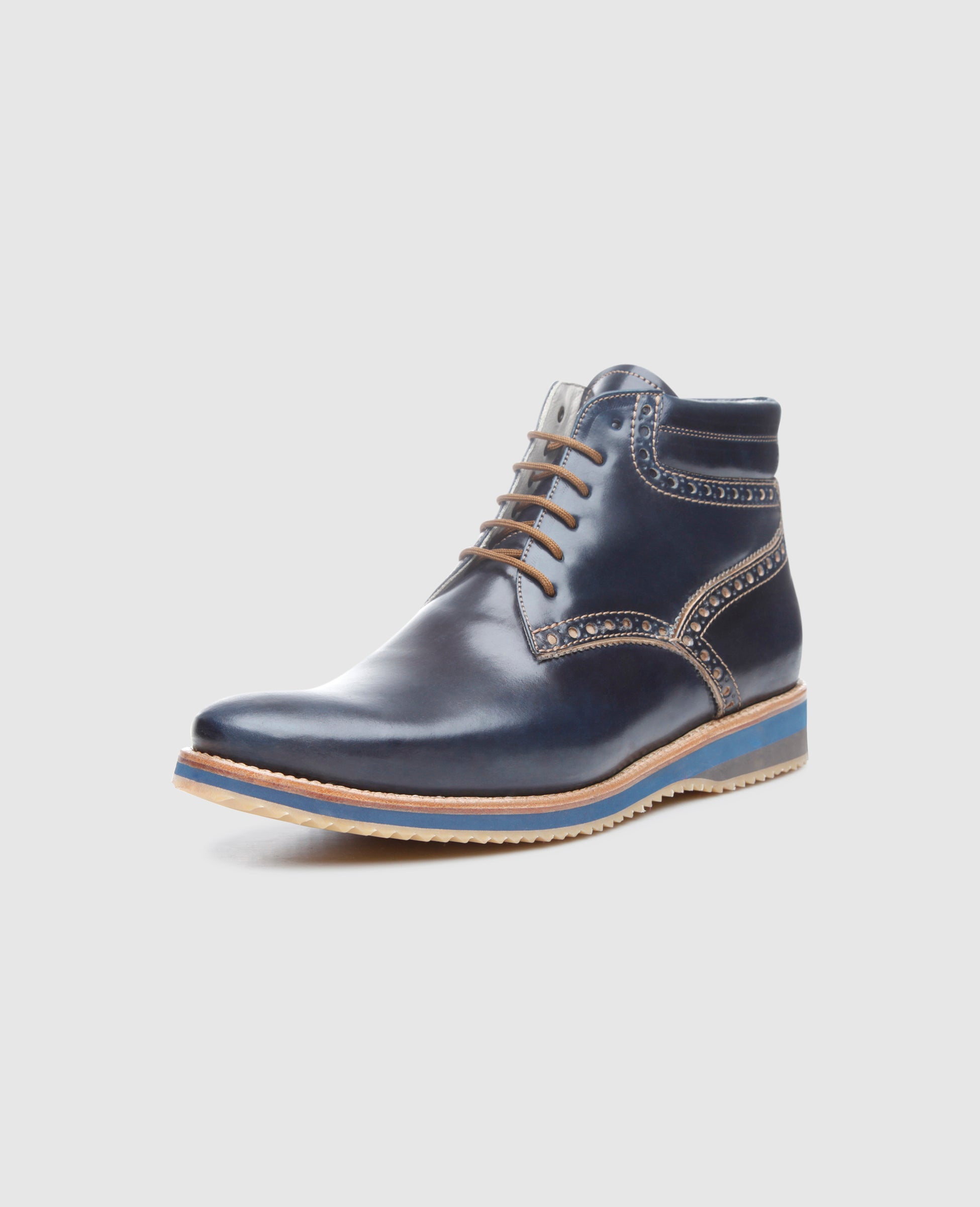 dinkelacker-campus-brogue-derby-boot-c-navy image 2