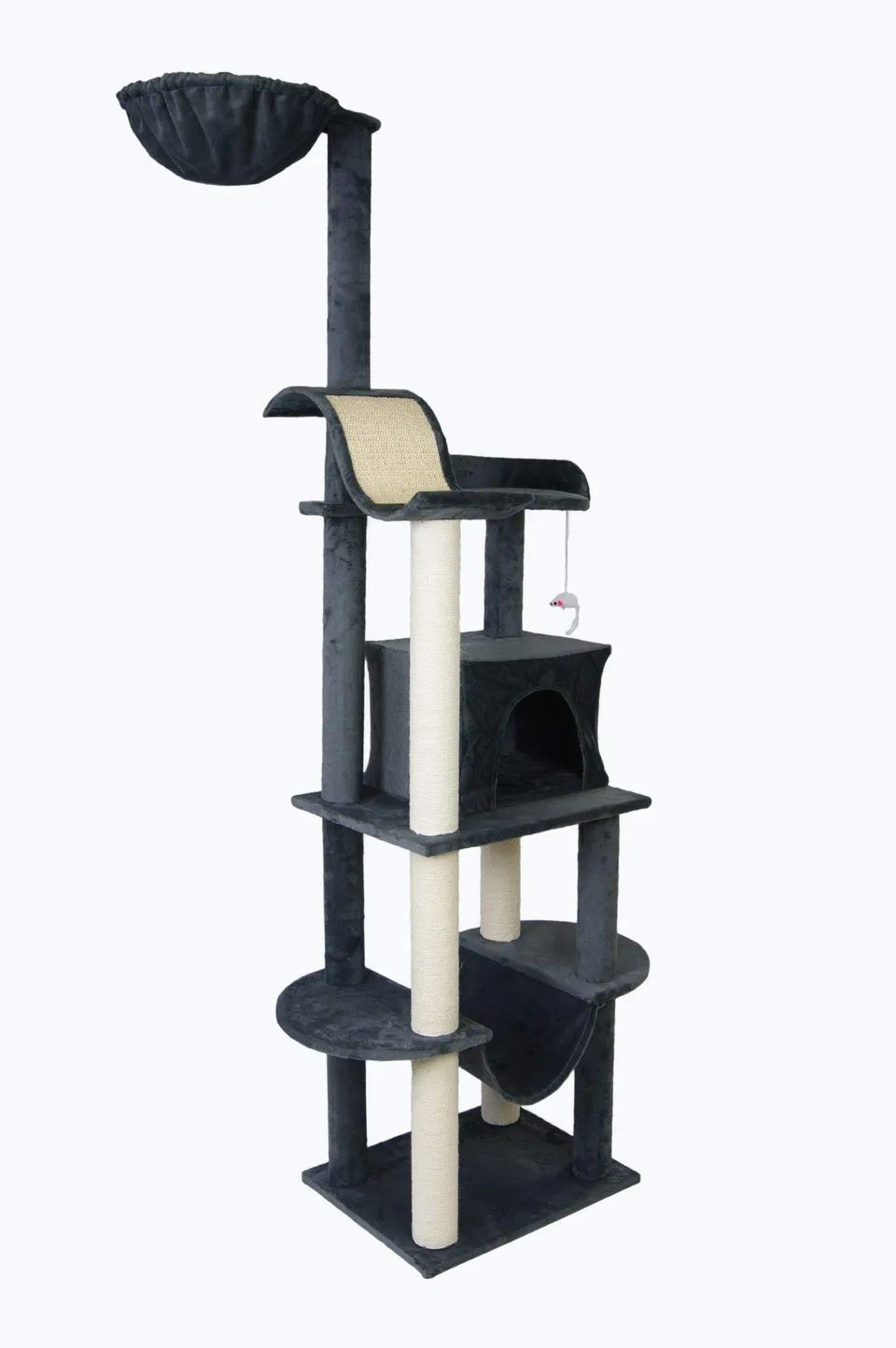 lycce-katzenbaum-mona-grau-46-x-37-x-175-cm image 1