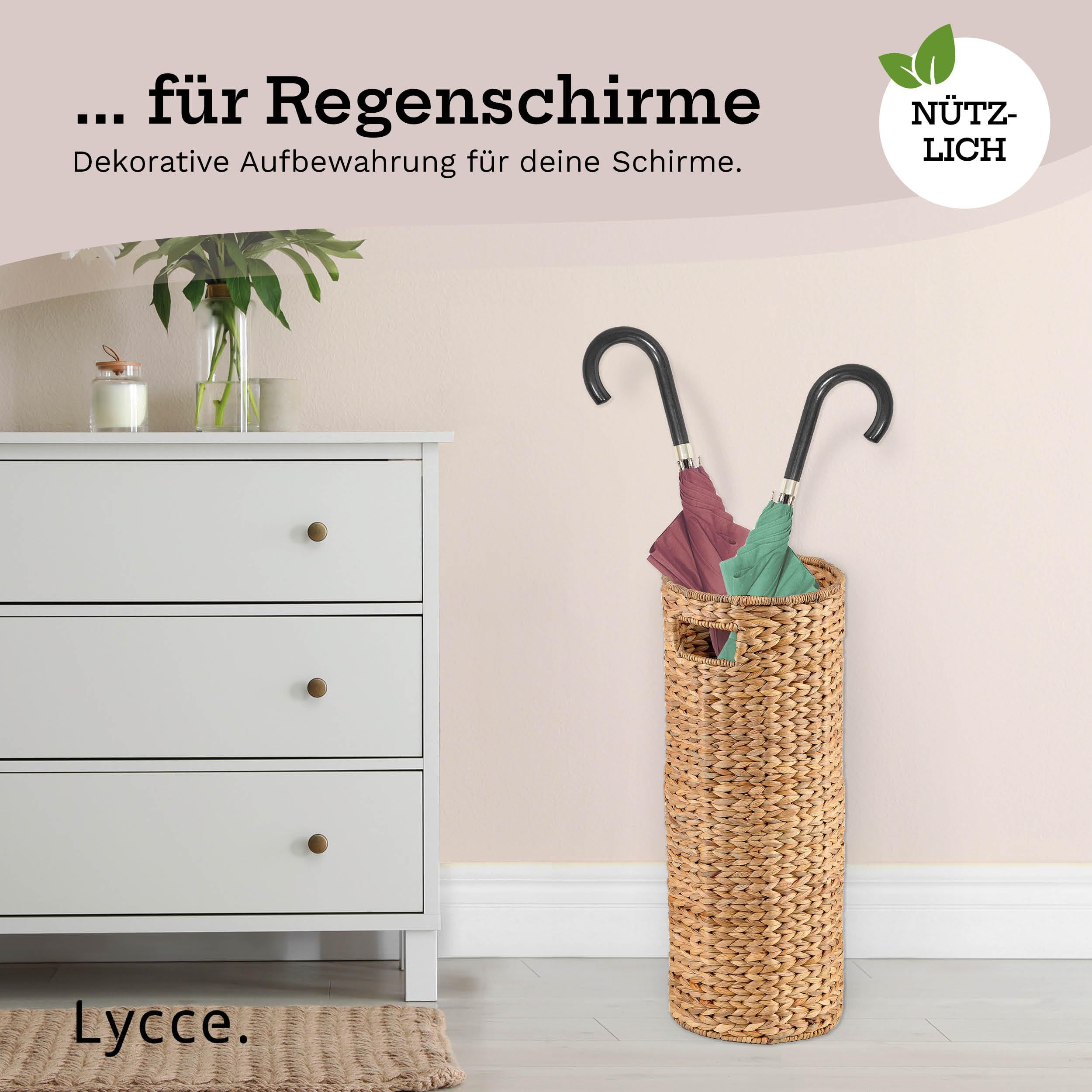 lycce-schirmst-nder-wasserhyazinthe-mit-griffen-19xh50cm-natur image 6