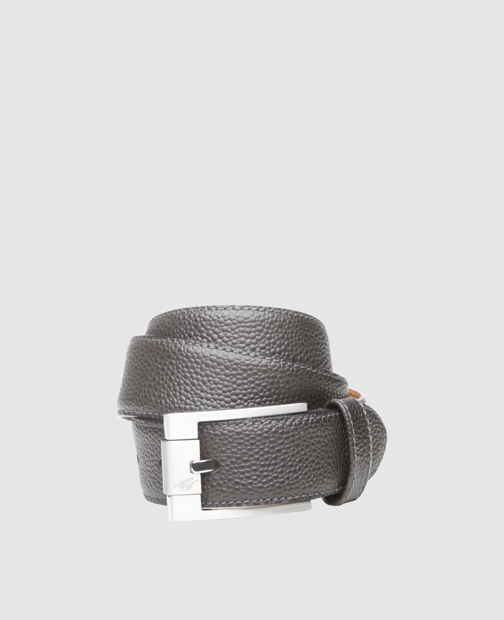 dinkelacker-marian-plain-ag-lederg-rtel-grigio-35mm image 1
