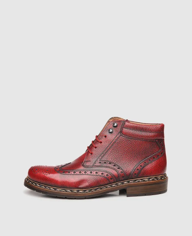 dinkelacker-buda-full-brogue-ag-boot-rot-gepr-gt image 1