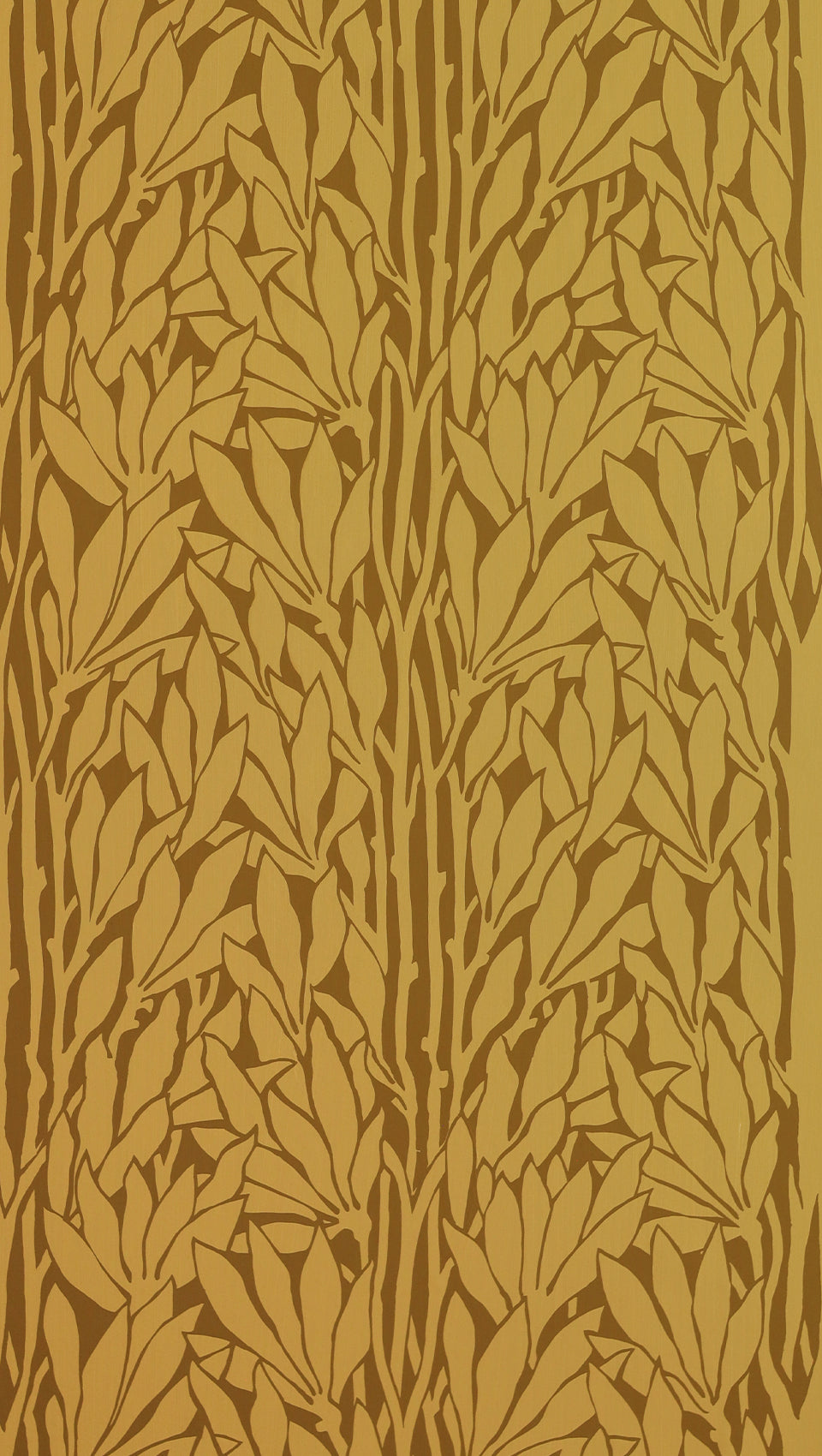 hembus-tapete-162-b-bl-tter-papiertapete-ocker image 1