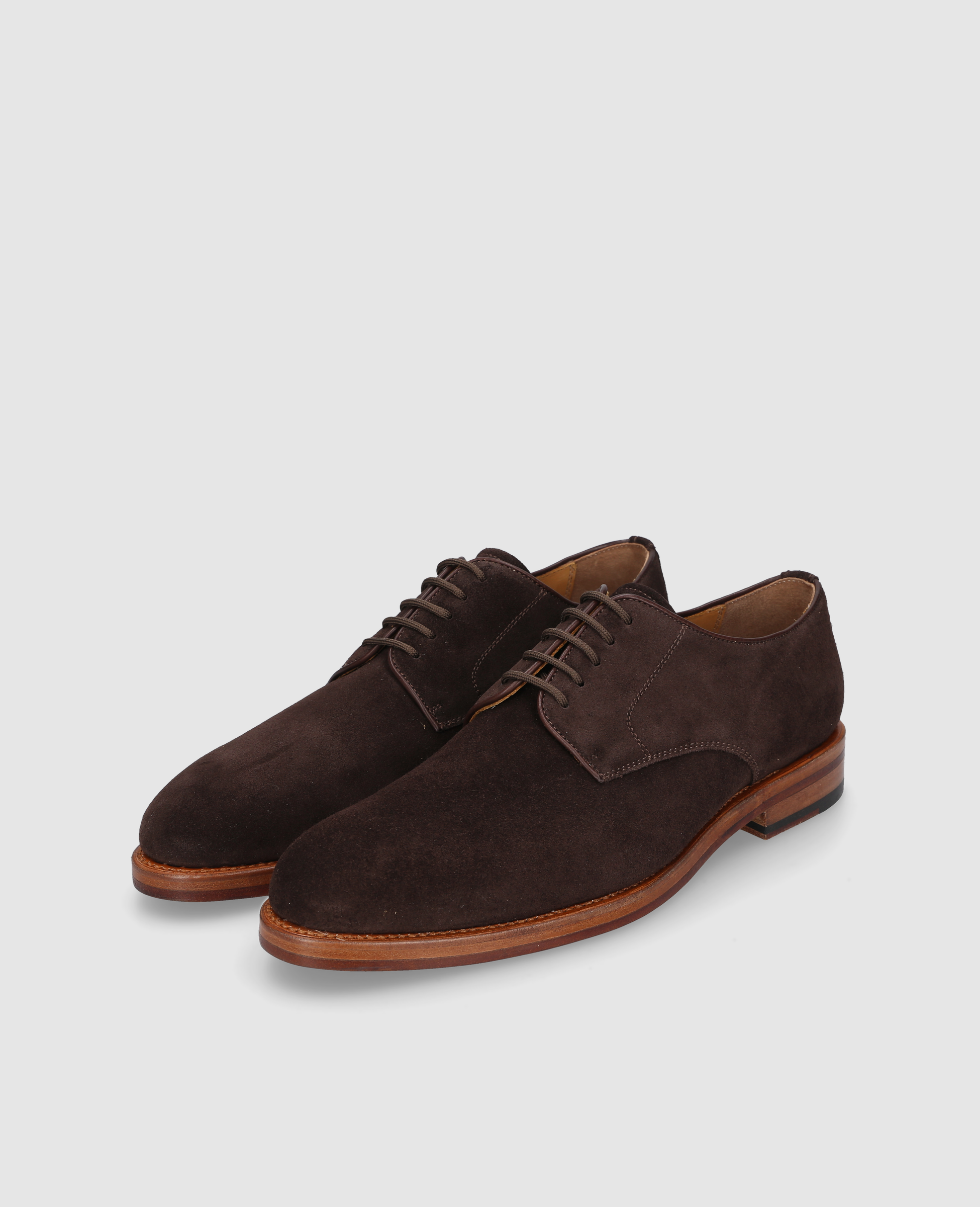 dinkelacker-luzern-derby-plain-v-herrenschuh-dunkelbraun-kalbsvelours image 3