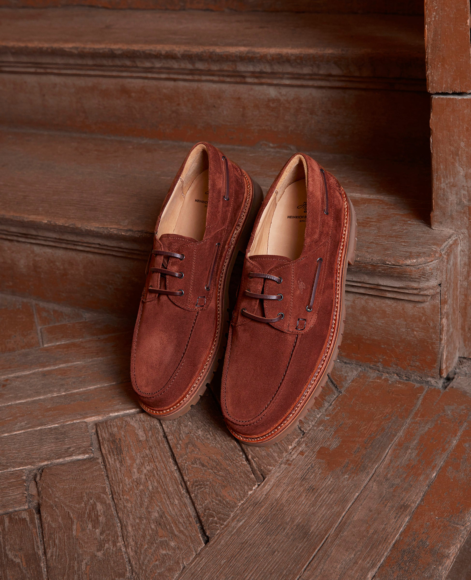 dinkelacker-miami-plain-v-bootsschuh-rotbraun-kalbsvelours image 8