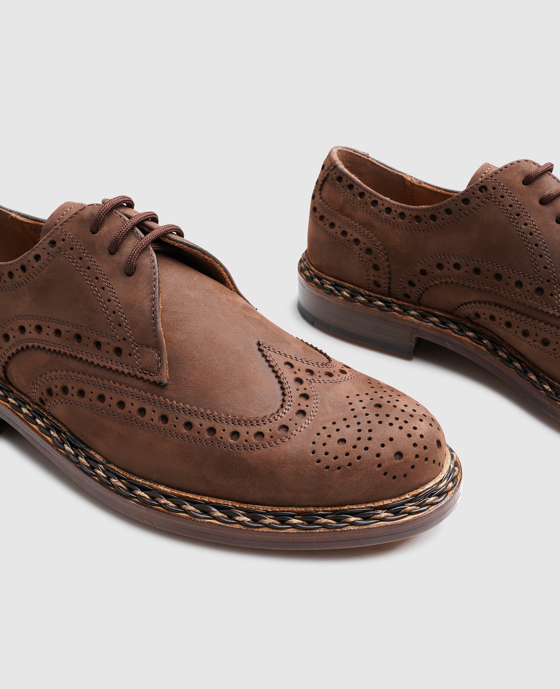 dinkelacker-buda-full-brogue-j-derby-herrenschuh-coffee image 8