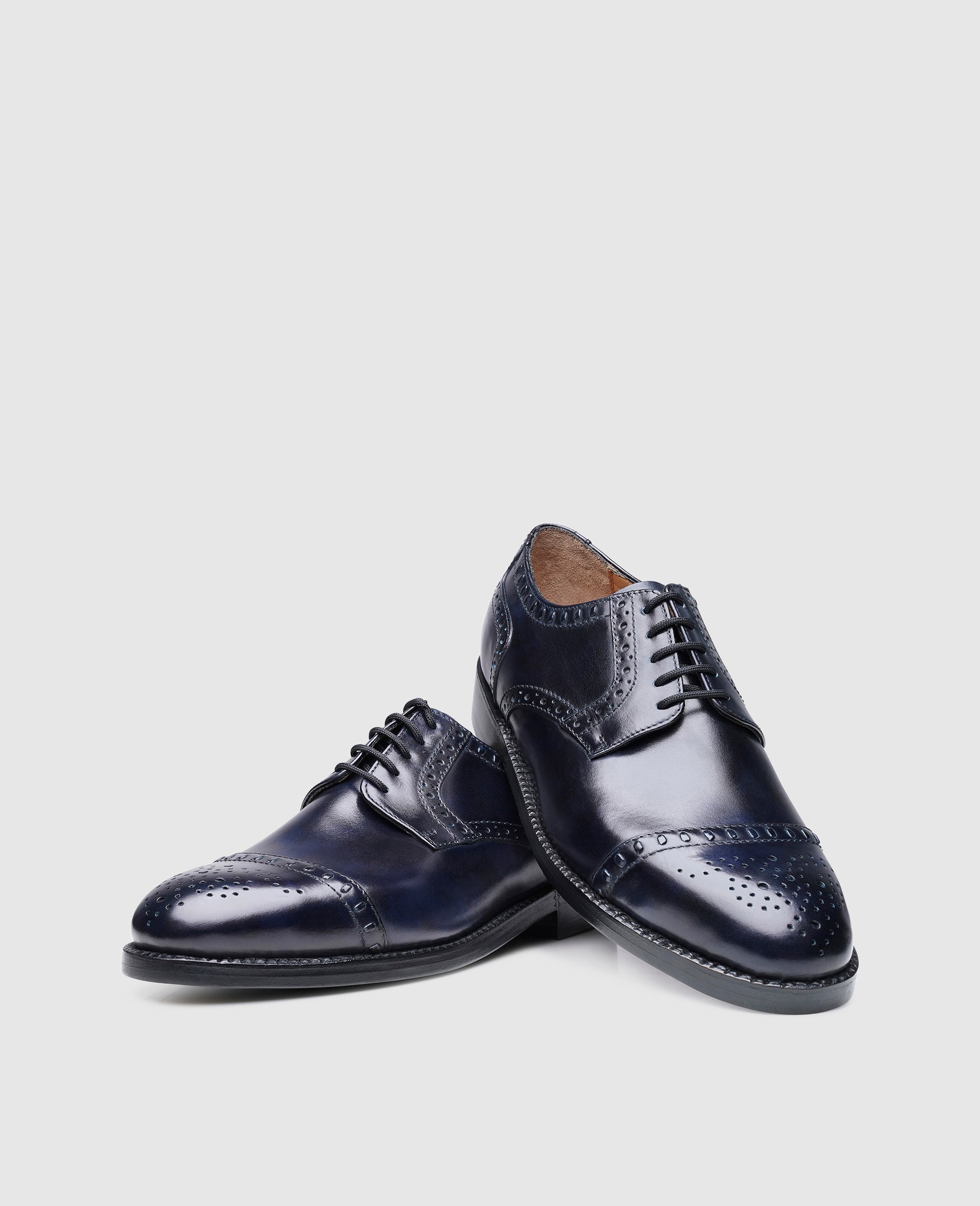 dinkelacker-london-half-brogue-tc-midnight-derby-blau-business image 4