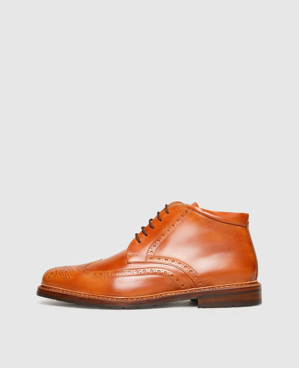 dinkelacker-genf-h-full-brogue-stiefelette-cognac image 1