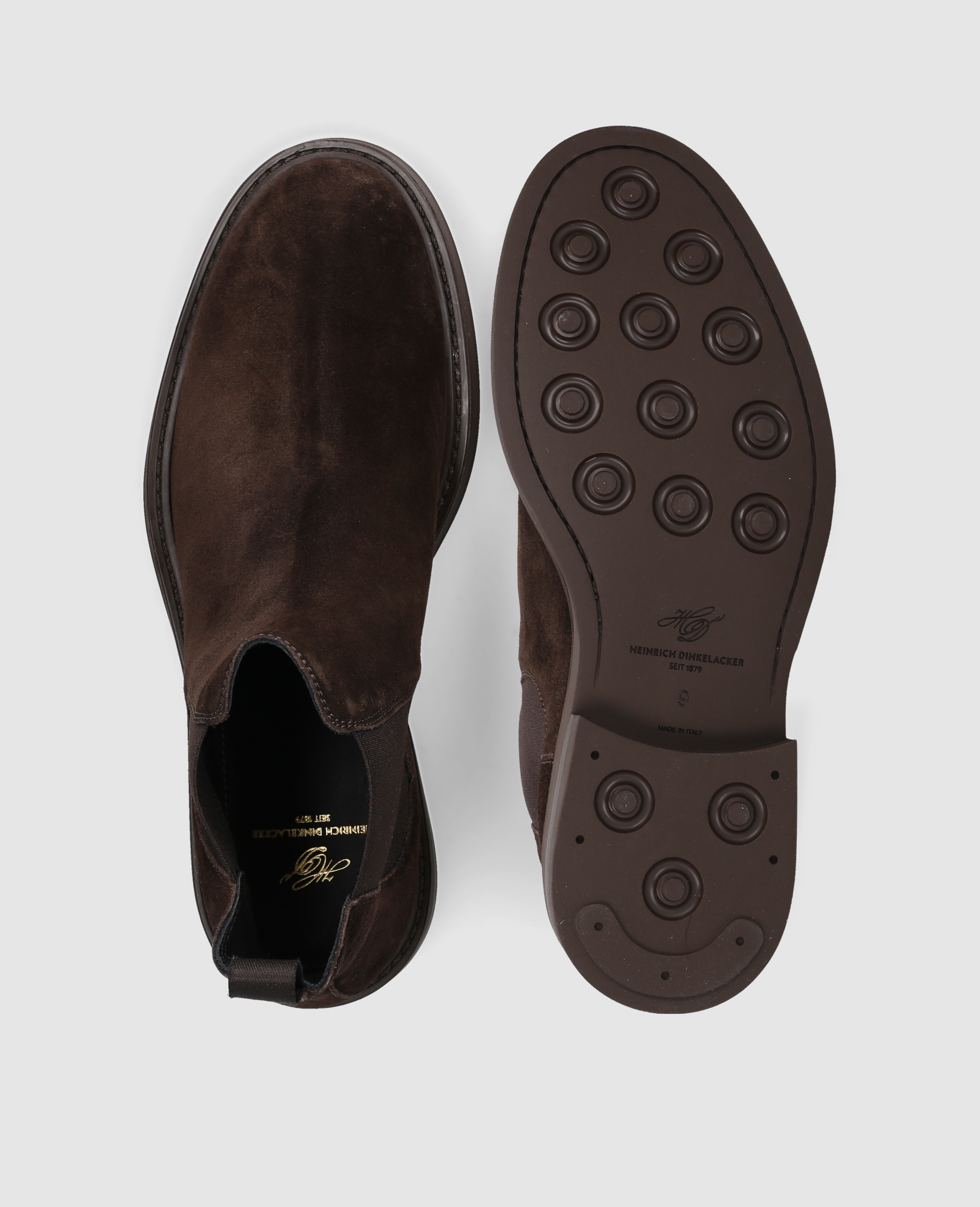 dinkelacker-florenz-chelsea-boot-v-dunkelbraun-velours image 8
