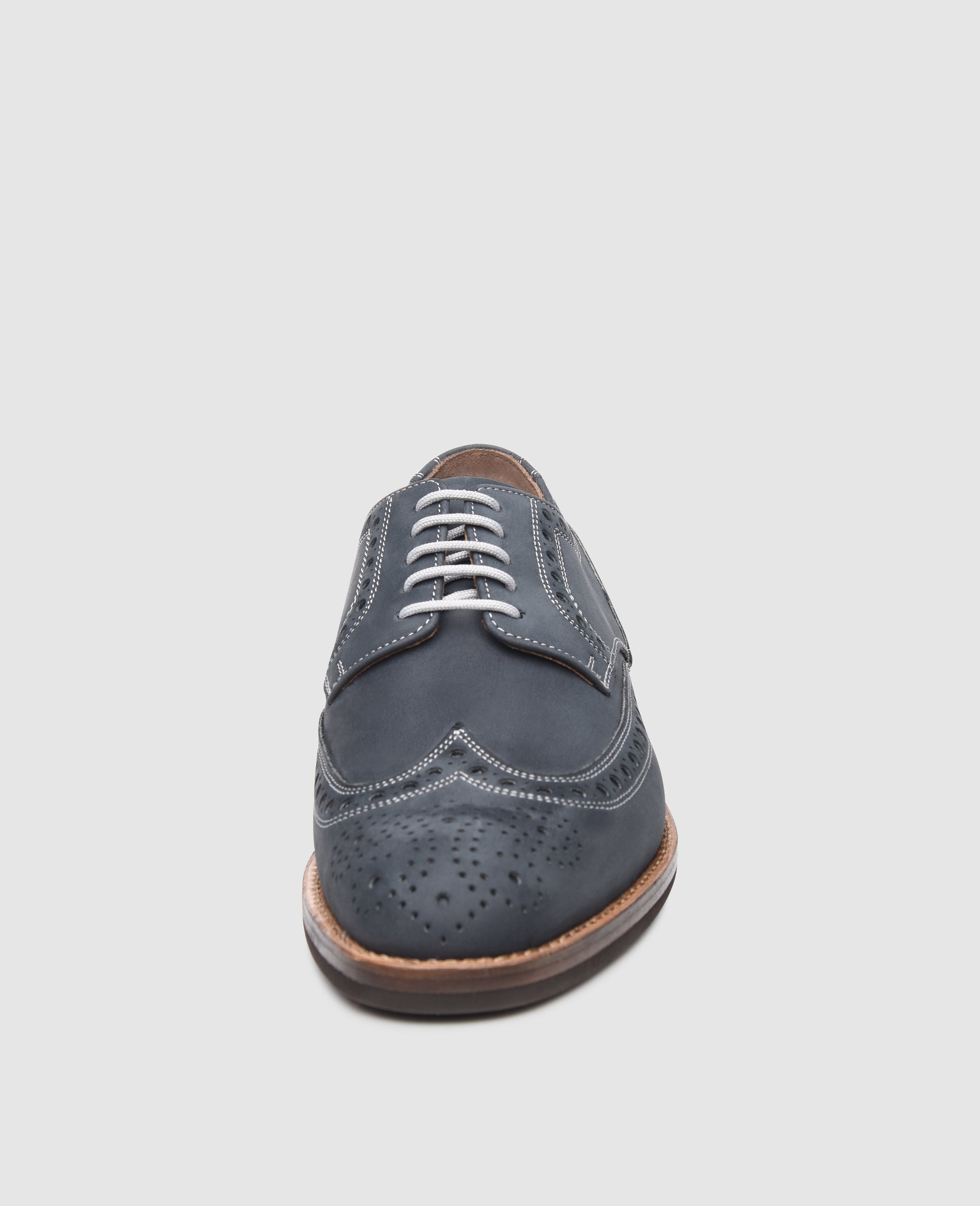 dinkelacker-luzern-full-brogue-j-derby-jeans-blau image 7