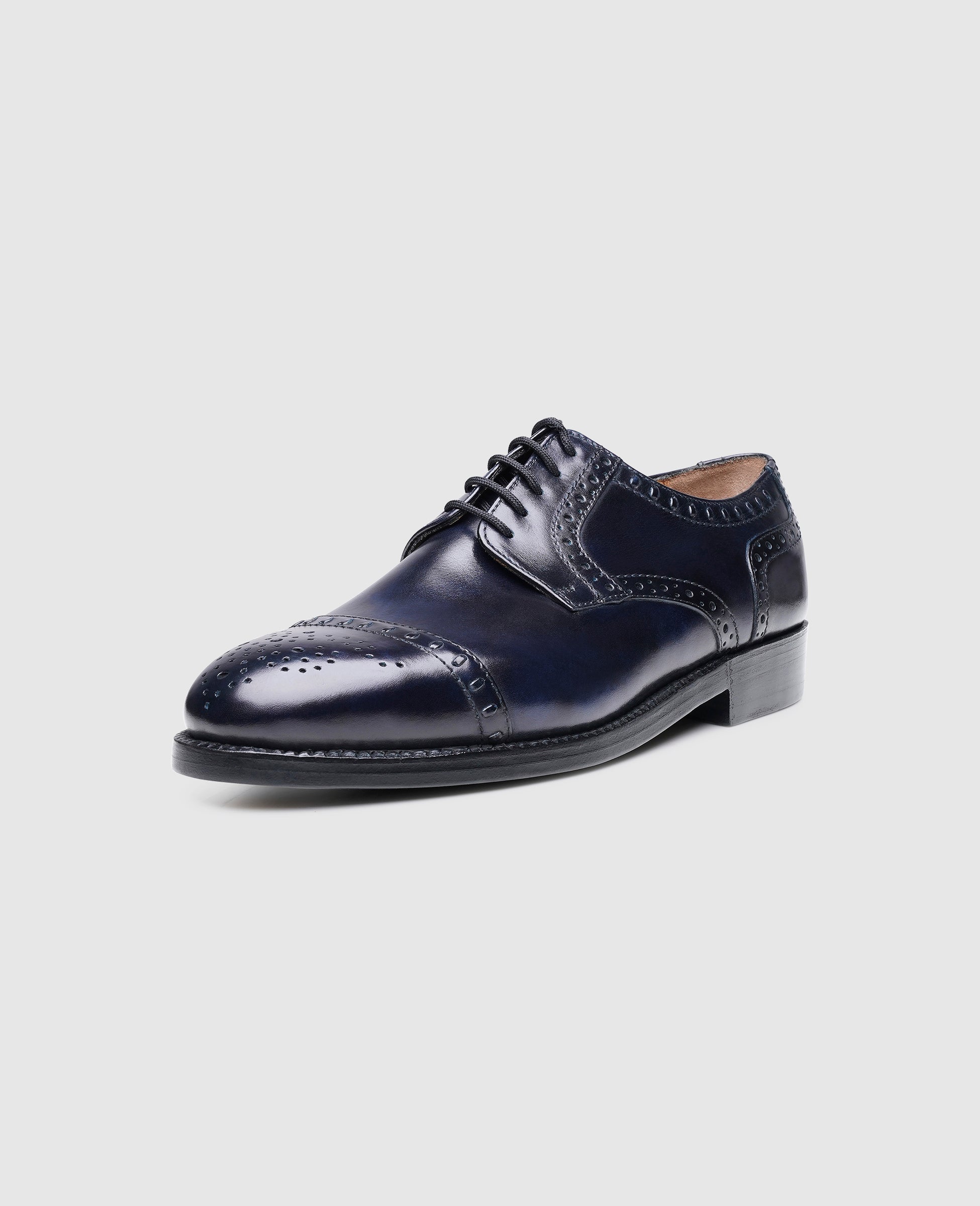 dinkelacker-london-half-brogue-tc-midnight-derby-blau-business image 2