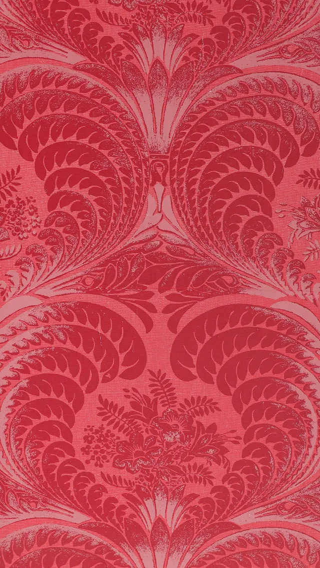 hembus-tapete-1661-b-farn-mit-bl-tenkorb-papiertapete-rot-47-5-cm image 1