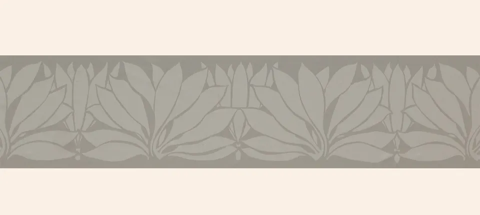 hembus-borte-164-c-palmetten-grau-wei-jugendstil-borte-17-2-cm image 1