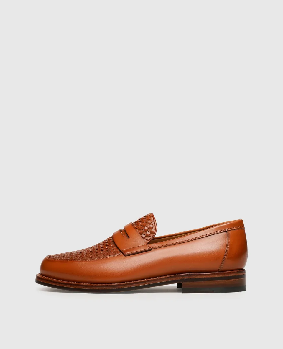 dinkelacker-wien-plain-ac-penny-loafer-nuss-hellbraun image 1