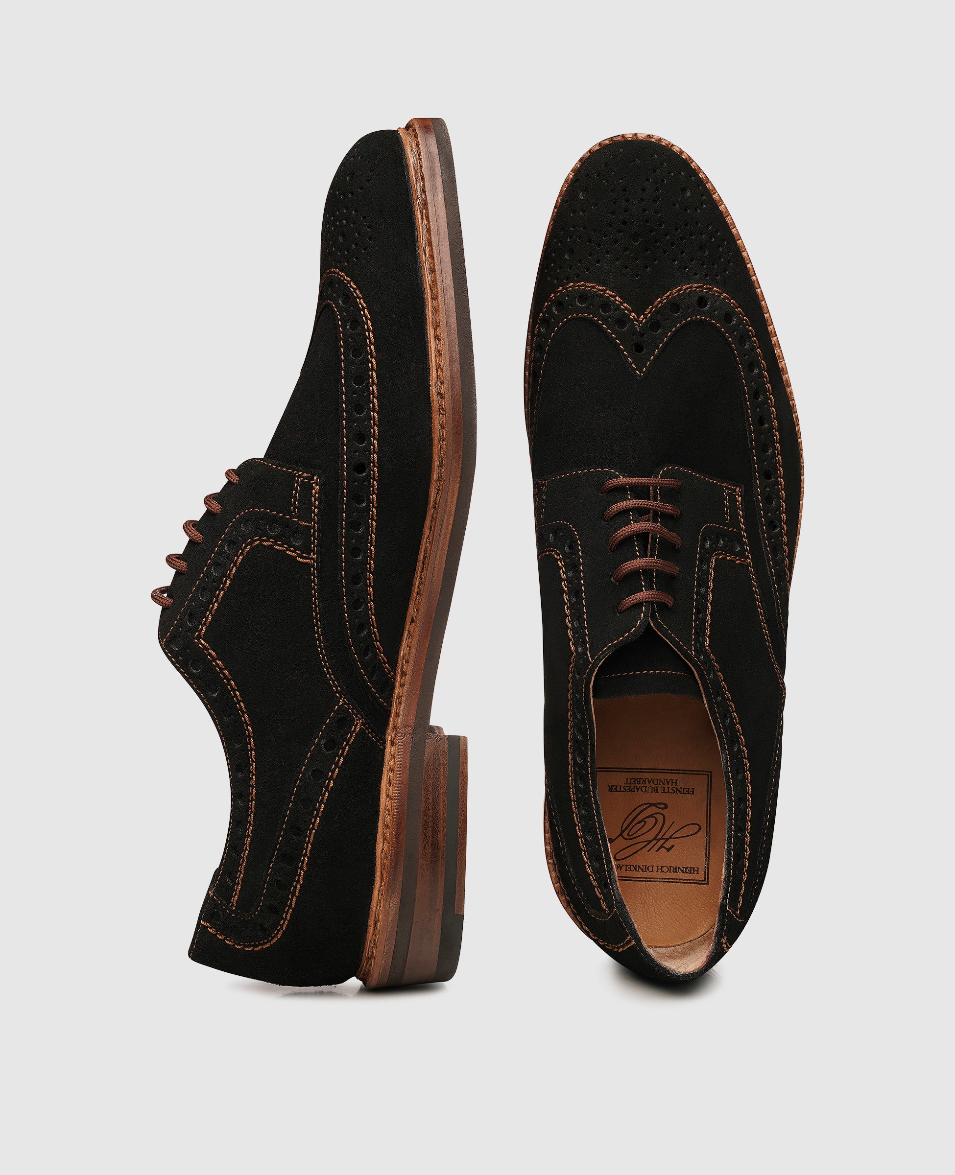dinkelacker-luzern-full-brogue-v-derby-schwarz-kalbvelours image 5