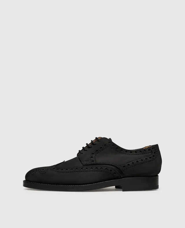 dinkelacker-luzern-full-brogue-derby-black-fettnubuk image 1
