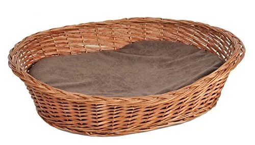 lycce-ruhekorb-weide-mit-kissen-f-r-kleine-hunde-katzen-107-x-74-x-30-cm image 1