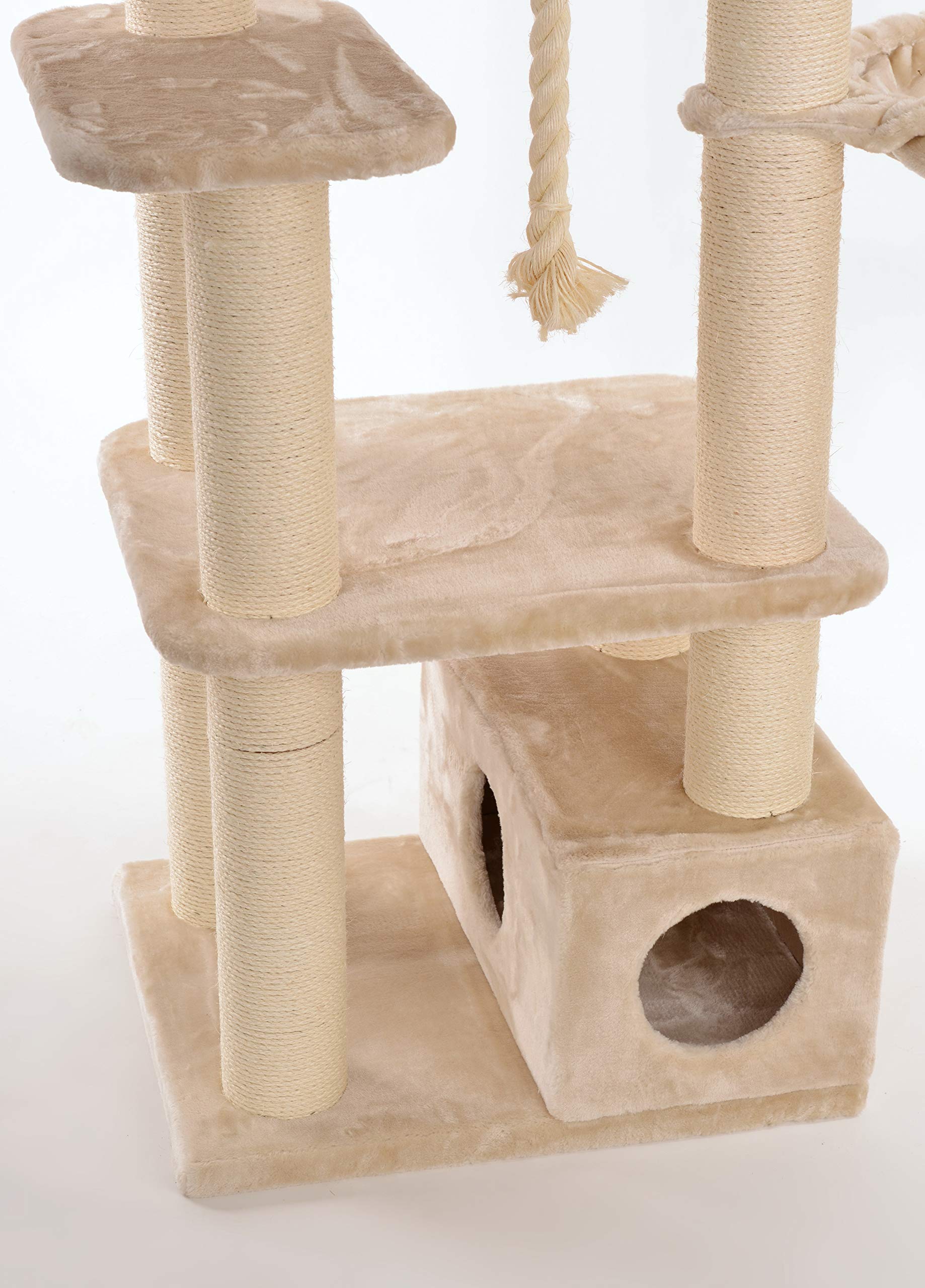lycce-xxl-kratzbaum-alice-sisal-beige-143-cm-f-r-gro-e-und-schwere-katzen image 3